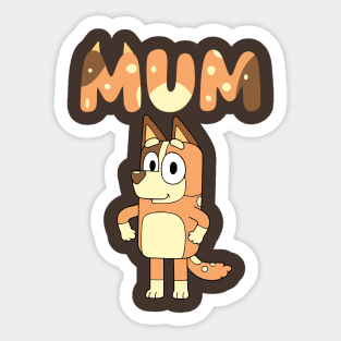 dogs mum Sticker